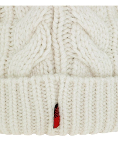 Shop Woolrich Women's White Cashmere Hat