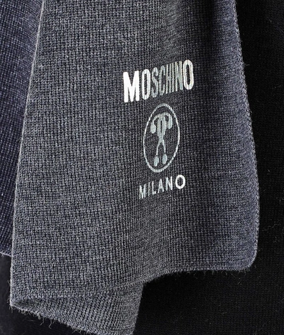 Shop Moschino Women's Grey Scarf