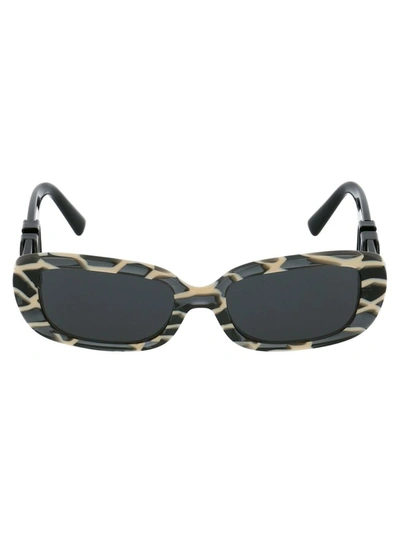 Shop Valentino Women's Multicolor Metal Sunglasses