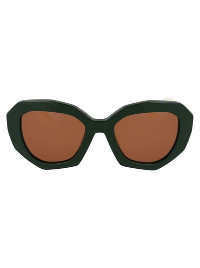 Shop Marni Women's Multicolor Metal Sunglasses