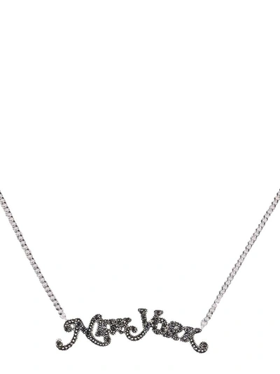 Shop Marc Jacobs Women's Grey Necklace