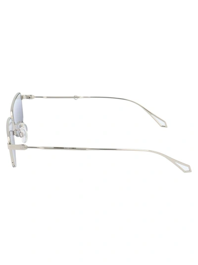 Shop Mcq By Alexander Mcqueen Women's Silver Metal Sunglasses