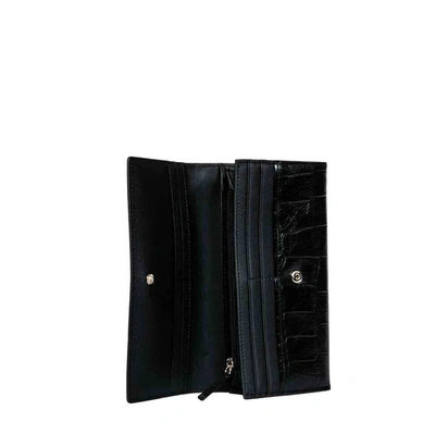 Shop Borbonese Women's Black Leather Wallet