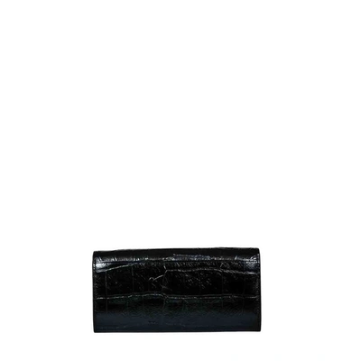 Shop Borbonese Women's Black Leather Wallet
