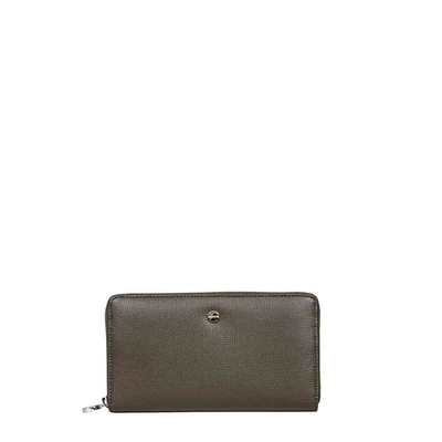 Shop Borbonese Women's Green Leather Wallet
