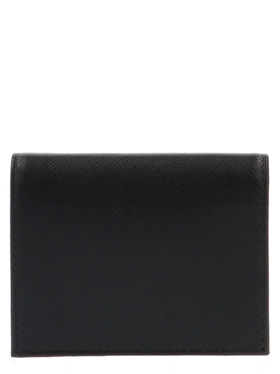 Shop Prada Women's Black Leather Wallet