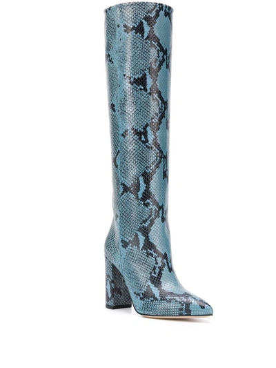 Shop Paris Texas Women's Blue Leather Boots