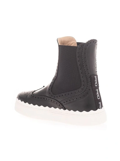 Shop Chloé Women's Black Leather Ankle Boots