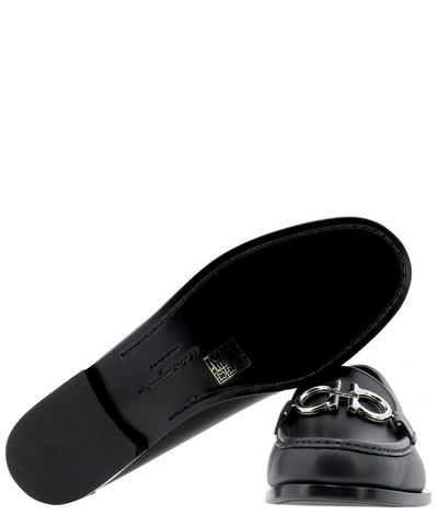 Shop Ferragamo Salvatore  Women's Black Leather Loafers