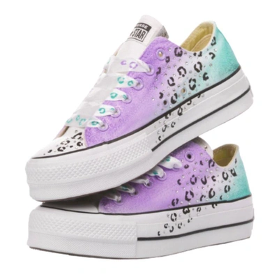 Shop Converse Women's Multicolor Fabric Sneakers