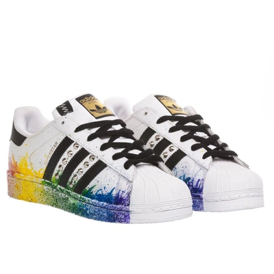 Shop Adidas Originals Adidas Women's White Leather Sneakers