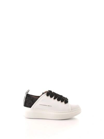 Shop Alexander Smith Women's White Leather Sneakers