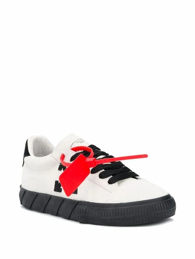 Shop Off-white Women's White Leather Sneakers