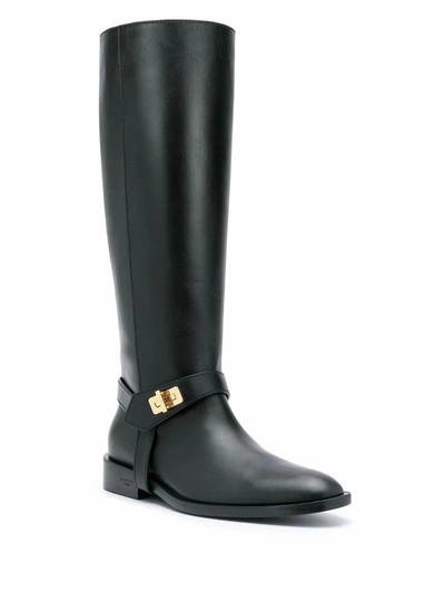 Shop Givenchy Women's Black Leather Boots