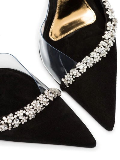 Shop Alexandre Vauthier Women's Black Suede Heels
