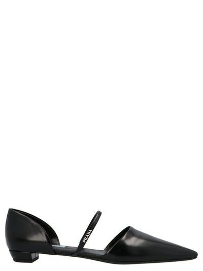 Shop Prada Women's Black Flats