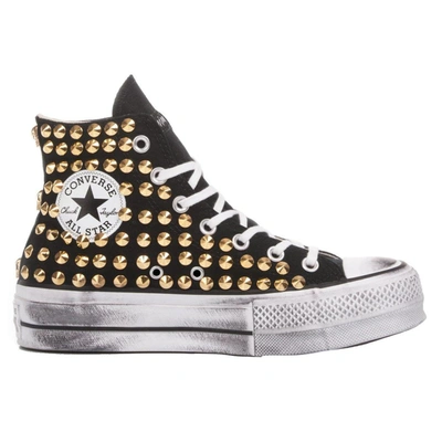 Shop Converse Women's Black Fabric Hi Top Sneakers