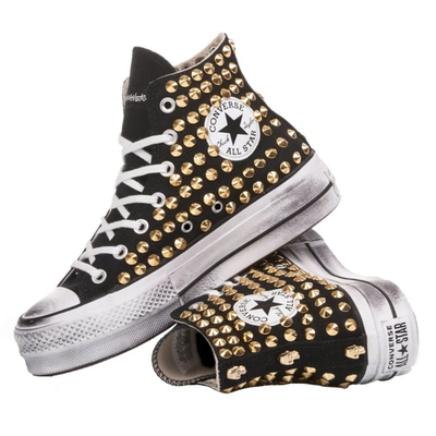 Shop Converse Women's Black Fabric Hi Top Sneakers