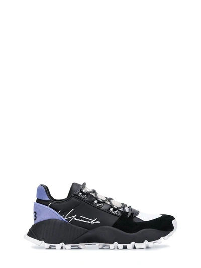 Shop Adidas Y-3 Yohji Yamamoto Women's Black Leather Sneakers