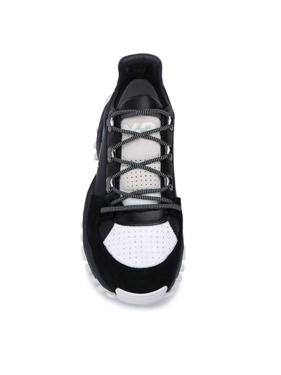 Shop Adidas Y-3 Yohji Yamamoto Women's Black Leather Sneakers