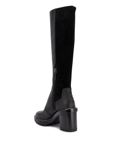 Shop Tory Burch Women's Black Leather Boots