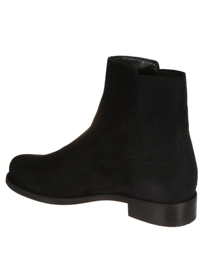 Shop Stuart Weitzman Women's Black Suede Ankle Boots