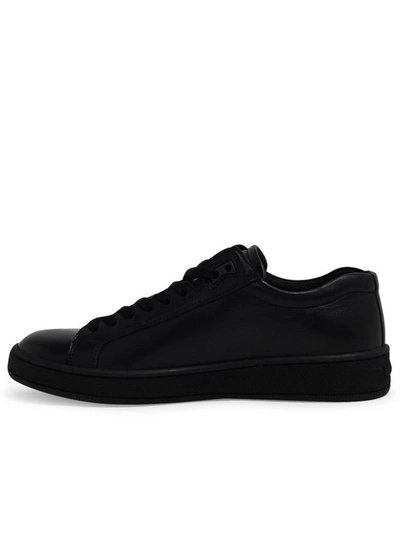 Shop Kenzo Women's Black Leather Sneakers