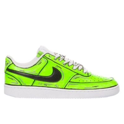 Shop Nike Women's Green Leather Sneakers