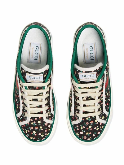 Shop Gucci Women's Black Cotton Sneakers