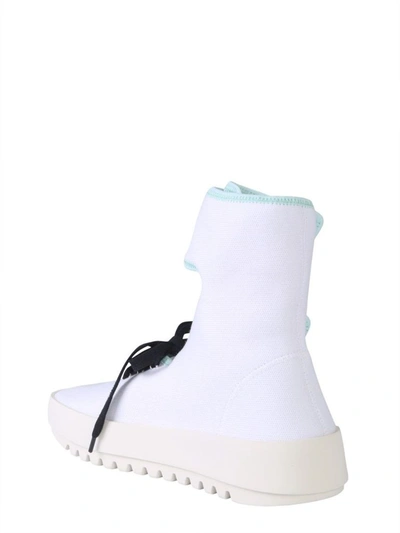 Shop Off-white Women's White Polyester Hi Top Sneakers