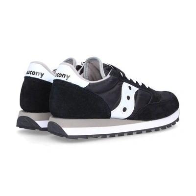 Shop Saucony Women's Black Suede Sneakers