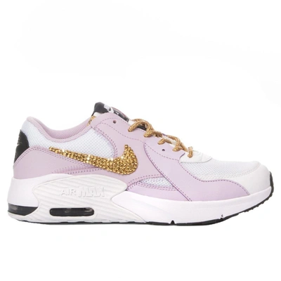 Shop Nike Women's Pink Leather Sneakers