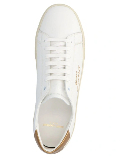Shop Saint Laurent White Sneakers