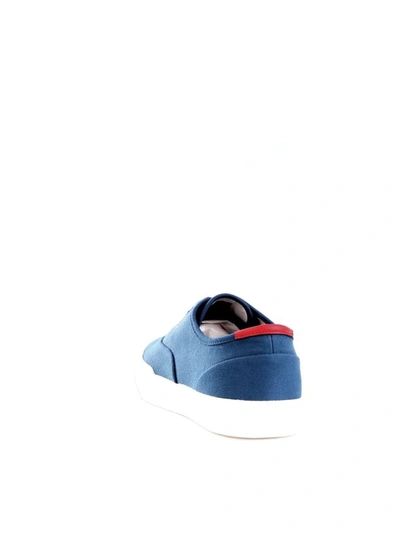 Shop Tommy Hilfiger Men's Blue Fabric Sneakers