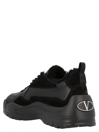 Shop Valentino Garavani Men's Black Sneakers