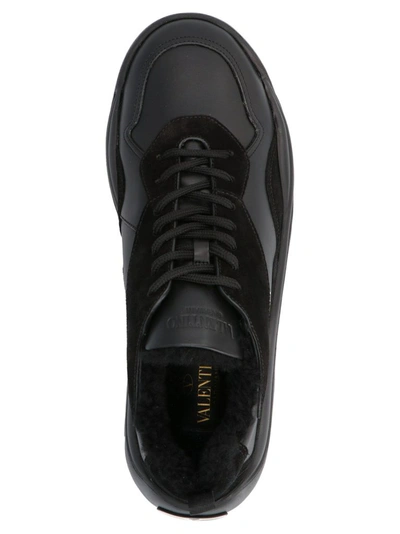 Shop Valentino Garavani Men's Black Sneakers