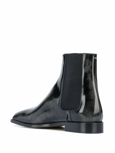 Shop Maison Margiela Black Ankle Boots