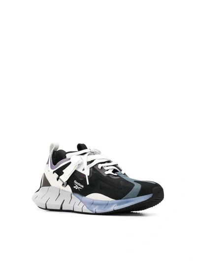 Reebok Zig Kinetica Co Sneakers In Black Synthetic Fibers In Black