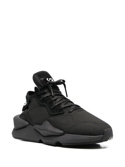 Shop Adidas Y-3 Yohji Yamamoto Men's Black Synthetic Fibers Sneakers