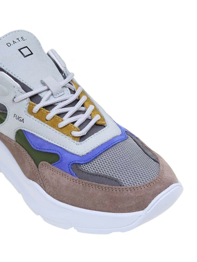 Shop Date D.a.t.e. Men's Multicolor Suede Sneakers