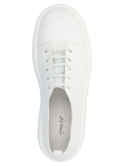 Shop Marsèll Marsell Men's White Leather Lace-up Shoes