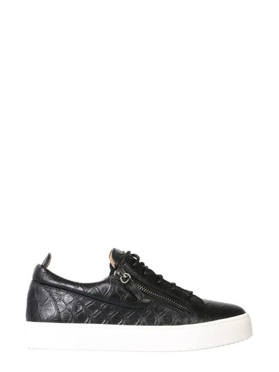 Shop Giuseppe Zanotti Design Men's Black Sneakers