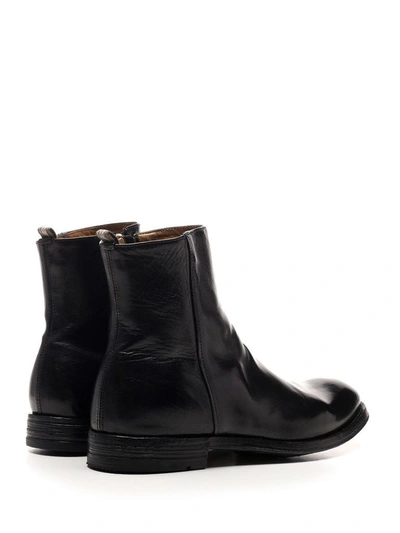 Shop Officine Creative Men's Black Leather Ankle Boots