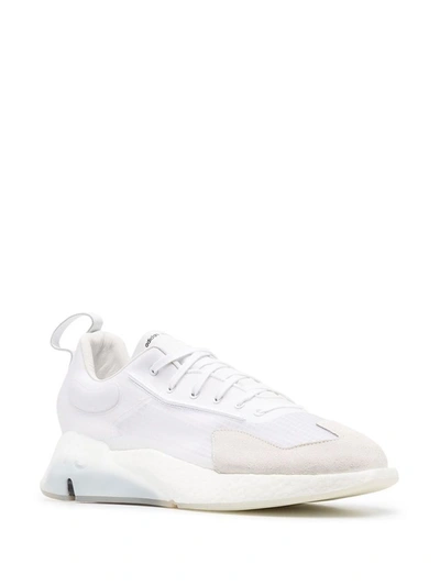 Shop Adidas Y-3 Yohji Yamamoto Men's White Leather Sneakers