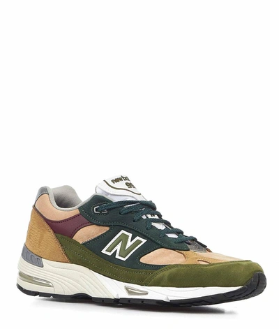 Shop New Balance Men's Green Sneakers