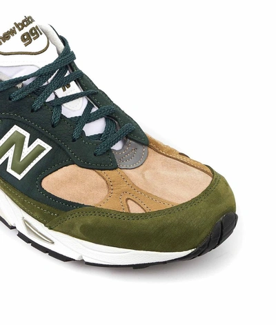 Shop New Balance Men's Green Sneakers