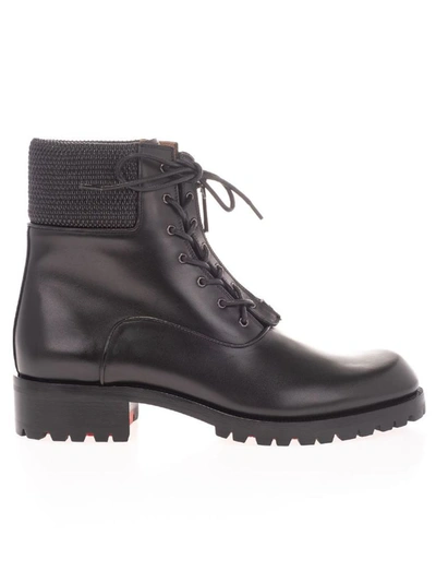 Shop Christian Louboutin Black Ankle Boots