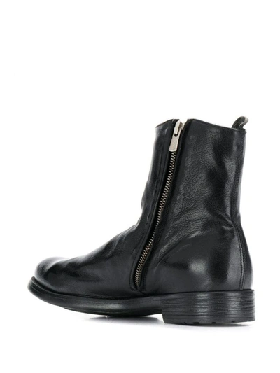 Shop Officine Creative Men's Black Leather Ankle Boots