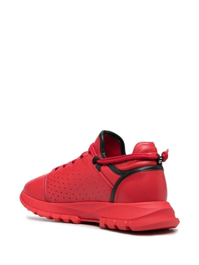 Shop Givenchy Men's Red Leather Sneakers