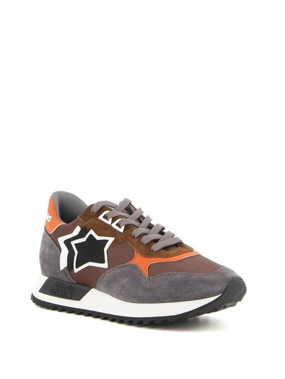 Shop Atlantic Stars Men's Brown Suede Sneakers